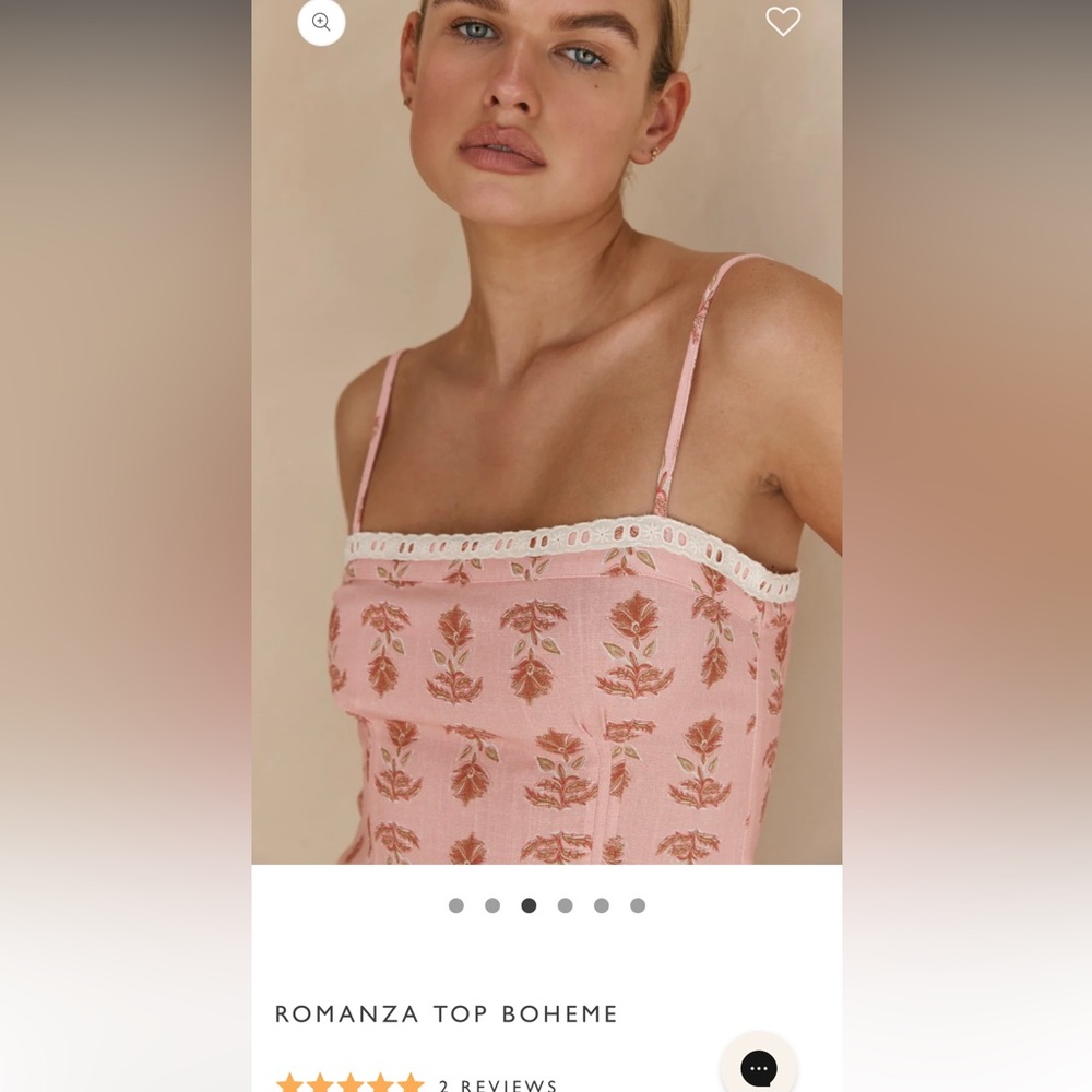 Pink crop top - The Romanza Top - Verge Girl. sold out online!